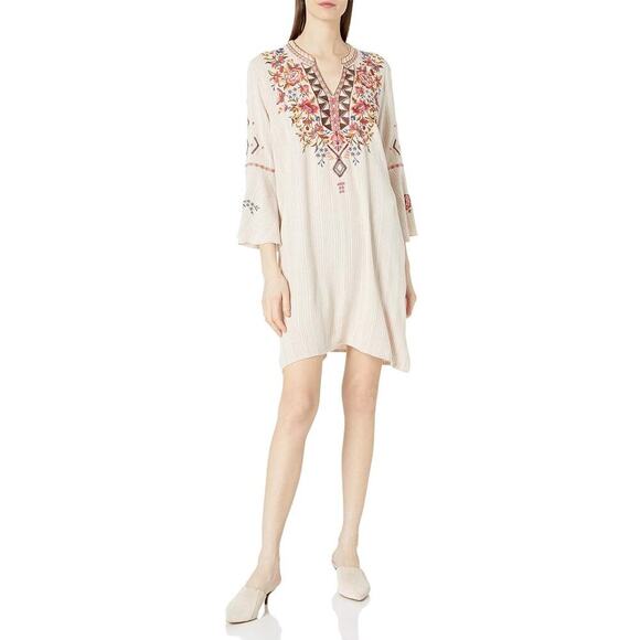 Johnny Was Workshop Kirpa Circle Sleeve Dress - Picture 1 of 7